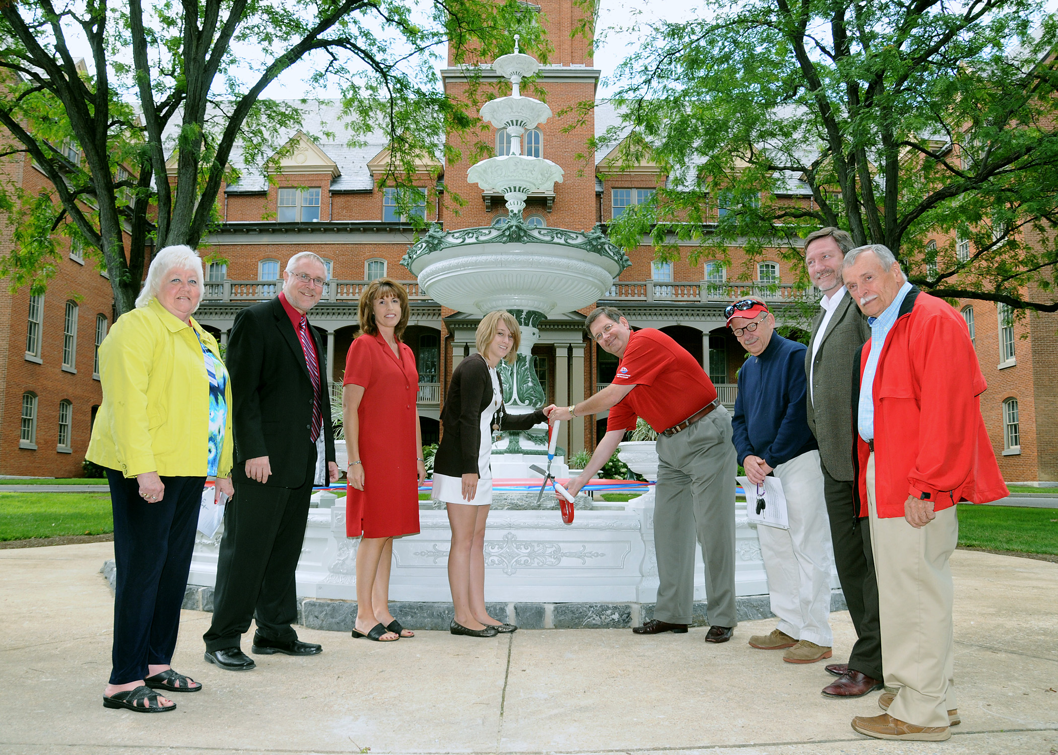 Shippensburg University’s restored Old Main Fountain will receive a Construction Project Award for Public & Institutional Properties at the Pennsylvania Historic Preservation Awards luncheon in Pottstown on Friday, September 27.