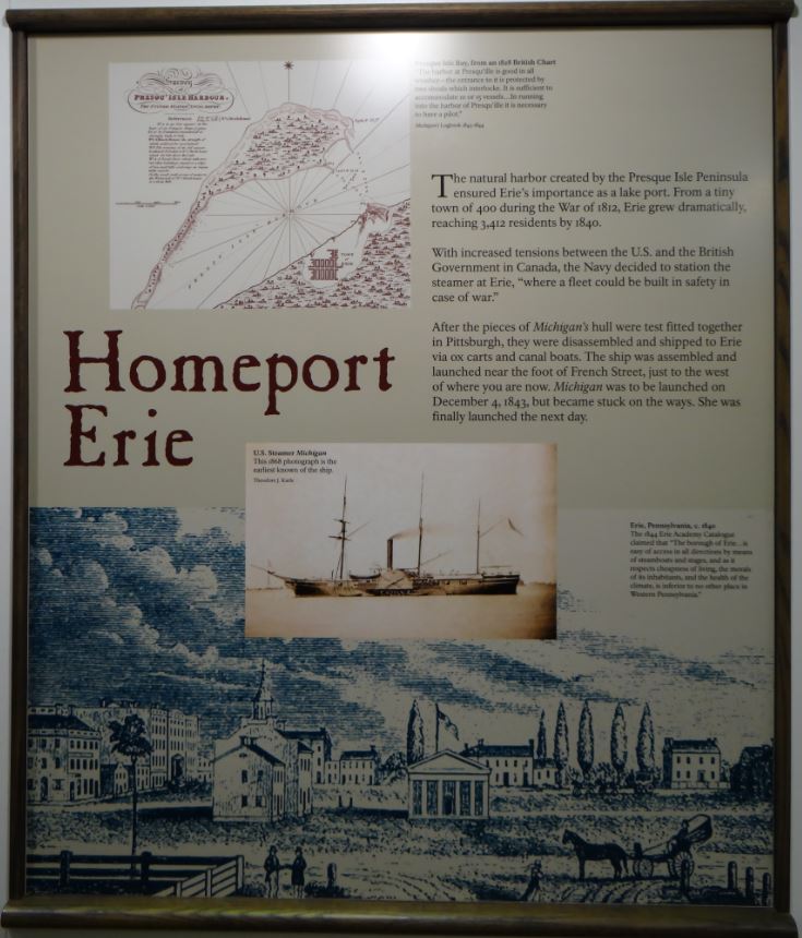 Homeport Erie interpretive signage