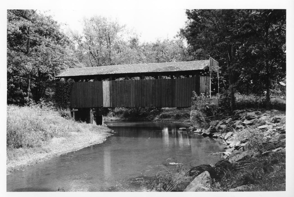 Keefer Covered Bridge, 1985. BHP Files.