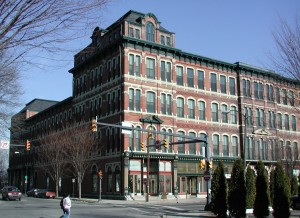 The Weightman Block in Williamsport, Lycoming County. Williamsport is a CLG and recieved a 2015 CLG grant.