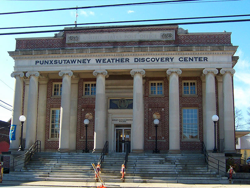 The Punxsutawney Post Office was rehabilitated into the Weather Discovery Center using a Keystone Grant from PHMC. Image from http://www.whereandwhen.com/Articles/Weather+Discovery+Center/