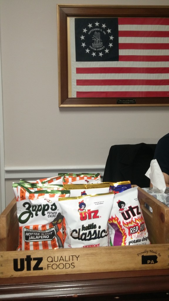 I love snacks! It was fun to see some PA snacks in Rep. Shuster's office.