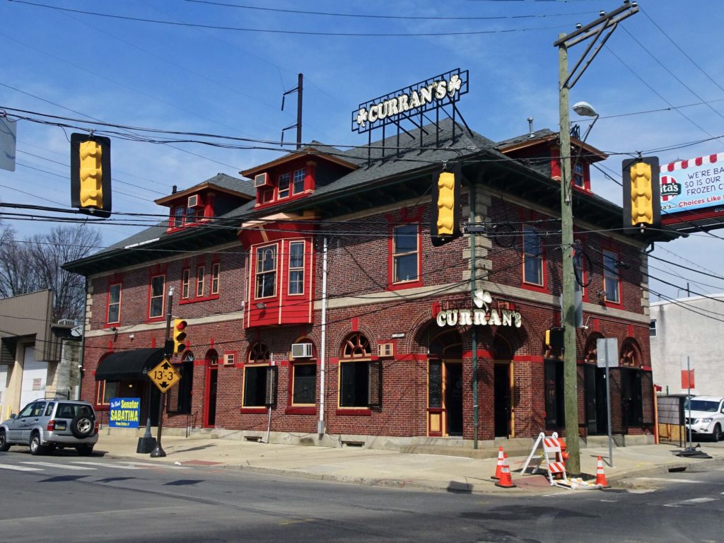 Originally known as Harbot’s Hotel (1904), the Colonial Inn and Tavern stands today as Curran’s Inn in Tacony. It is one of the few significant properties of that era to survive the construction of I-95. Photo by Jennifer Robinson from AECOM Technical Services, Inc., March 24, 2016