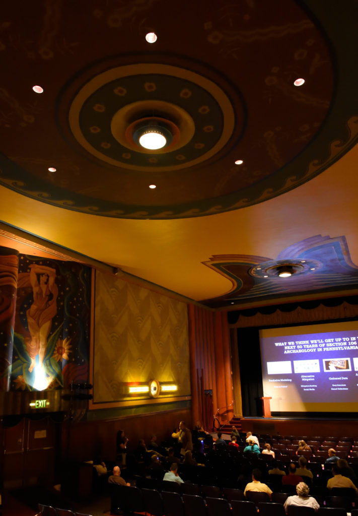 Interior of the Campus Theater, Lewisburg, PA. Photo by Don Giles.