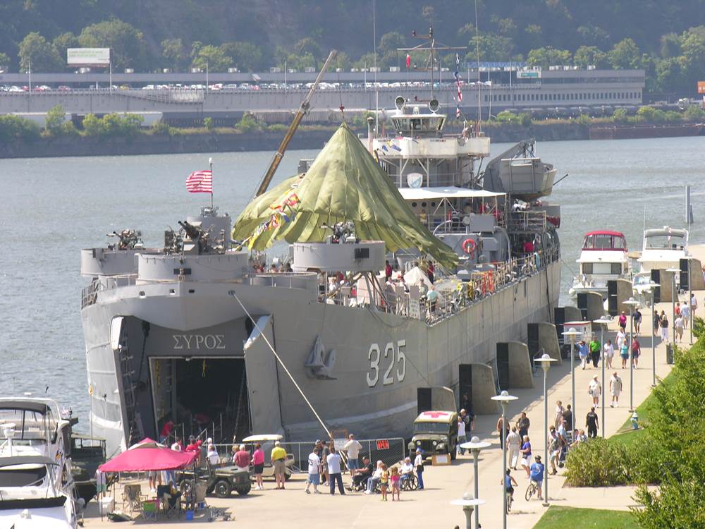 The USS LST 325 in 2010. Photo by Bill Callahan, PA SHPO.