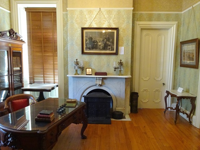 Simon Cameron's office in the Harris-Cameron Mansion. Photo Courtesy of John Robinson, Historical Society of Dauphin County.
