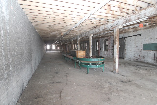 Interior of the Times Finishing/Bloch Go Cart Bldg. Photo by Robert Powers, April 2015 for National Register nomination.