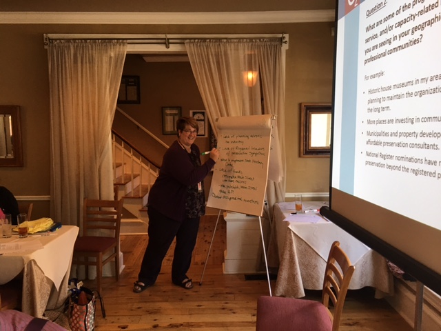 PA SHPO staffer Karen Arnold had a great time at the joint Boards focus group.