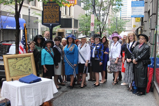 Dedication of the McClurg Iron Foundry marker in Pittsburgh, 2016.