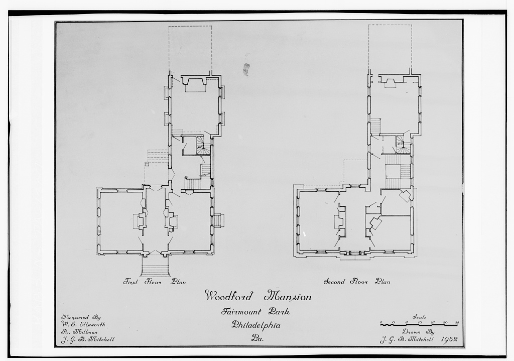 Woordfor mansion floor plans from 1932