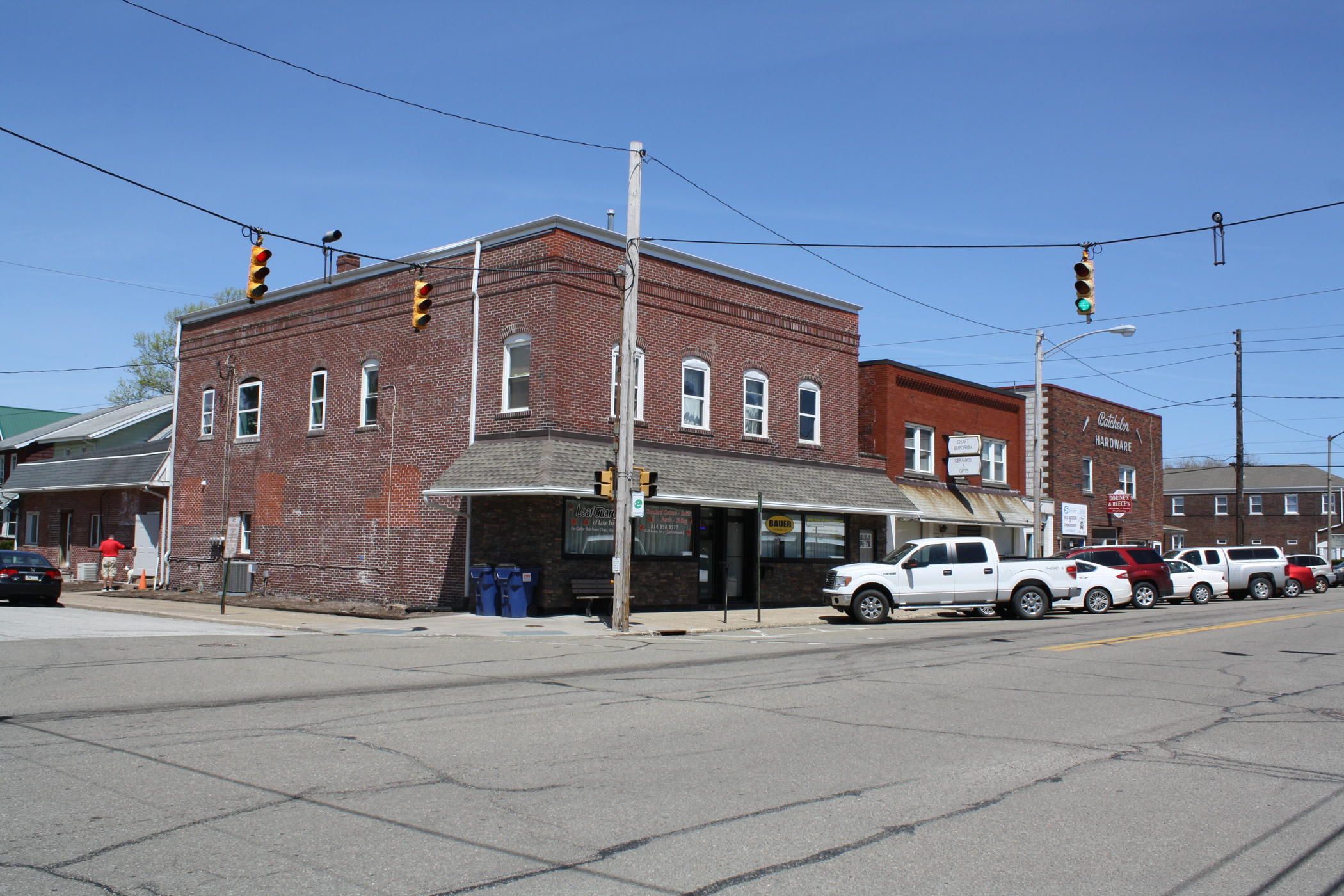 Commercial Buildings located at 4002-4004 Main Street in the Lawrence Park Historic District – Photo by NaylorWellman.