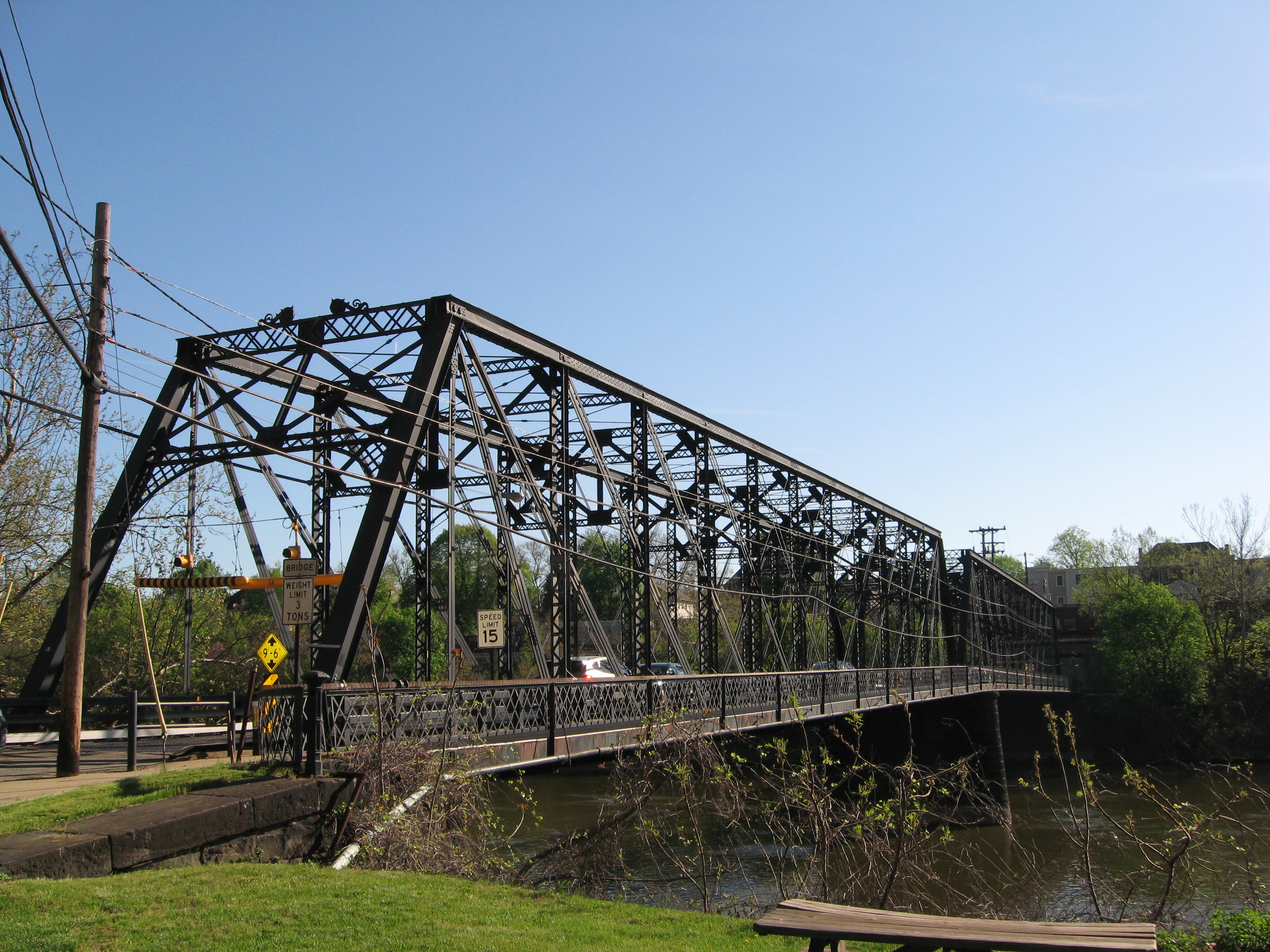 Fallston metal truss bridge.