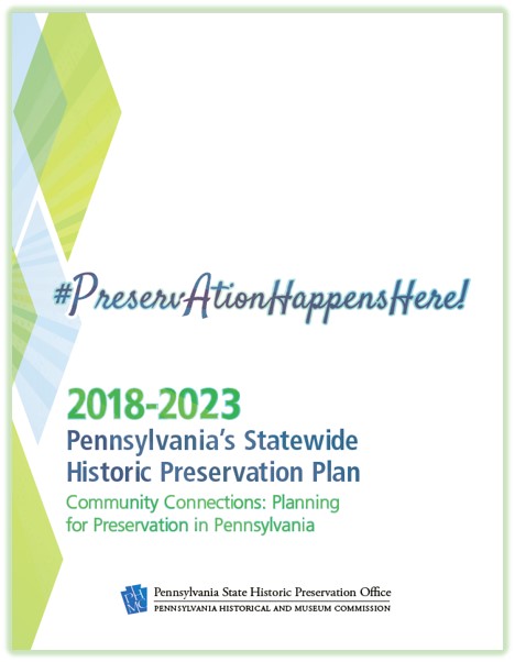 Statewide plan cover with colorful diamonds and text