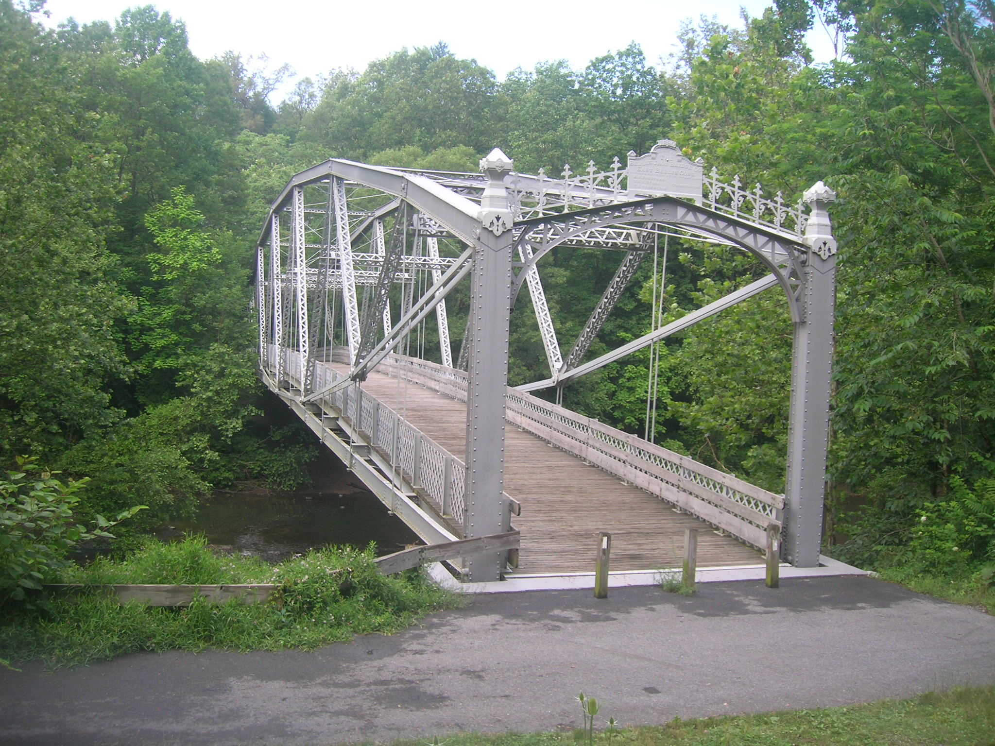 Historica metal truss bridge