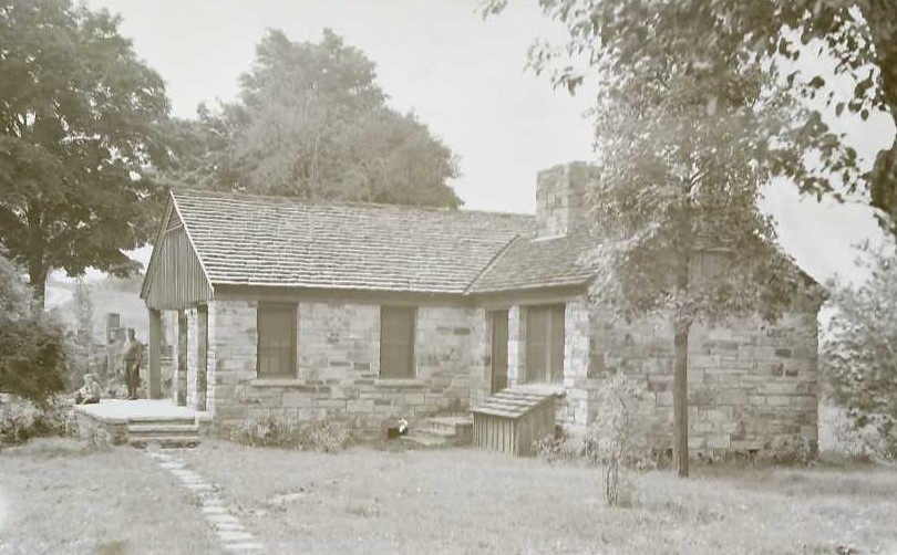 Laurel Hill State Park Project Office, 1940. This building remains intact today, and continues its use as a Park Office.
