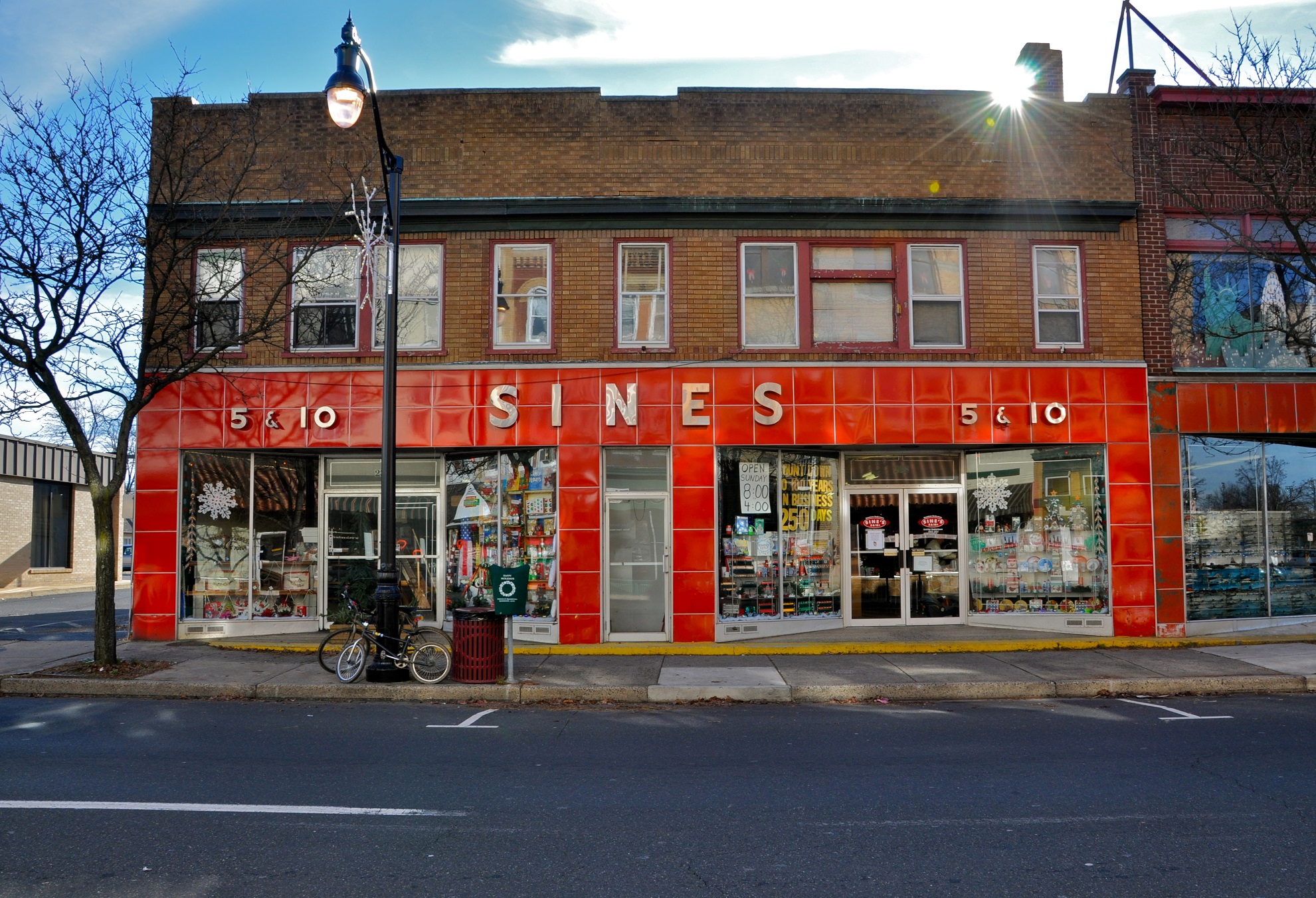 Sines 5 and 10 Store Quakertown PA Exterior RetroRoadmap - Pennsylvania  Historic Preservation