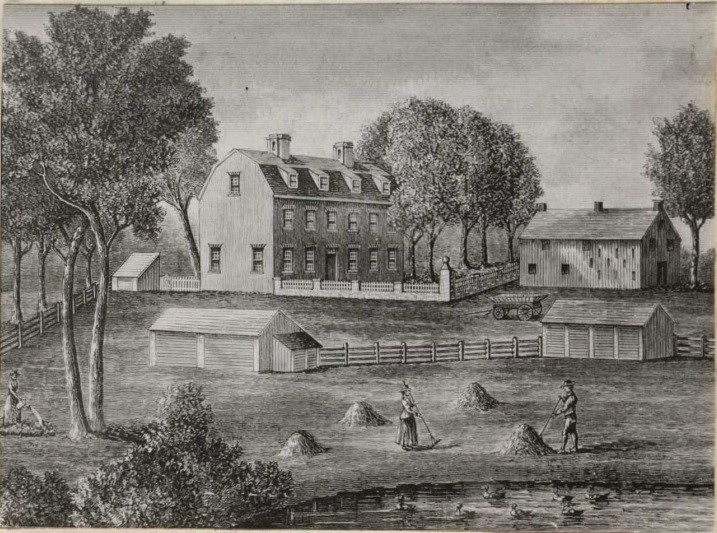 Historic image of Graeme Park in the the 18th century.