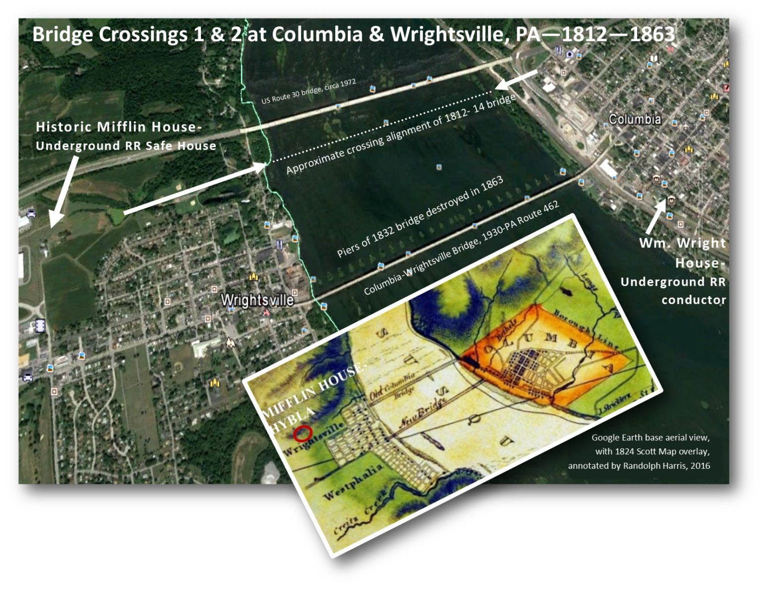 The Underground Railroad in Columbia, Lancaster County Pennsylvania