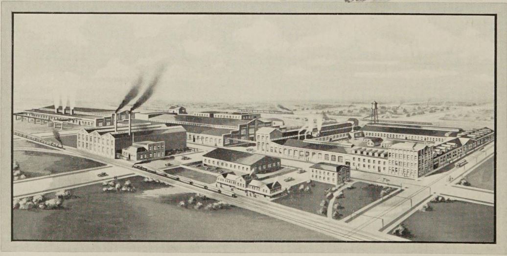 Rendering of a large industrial factory.