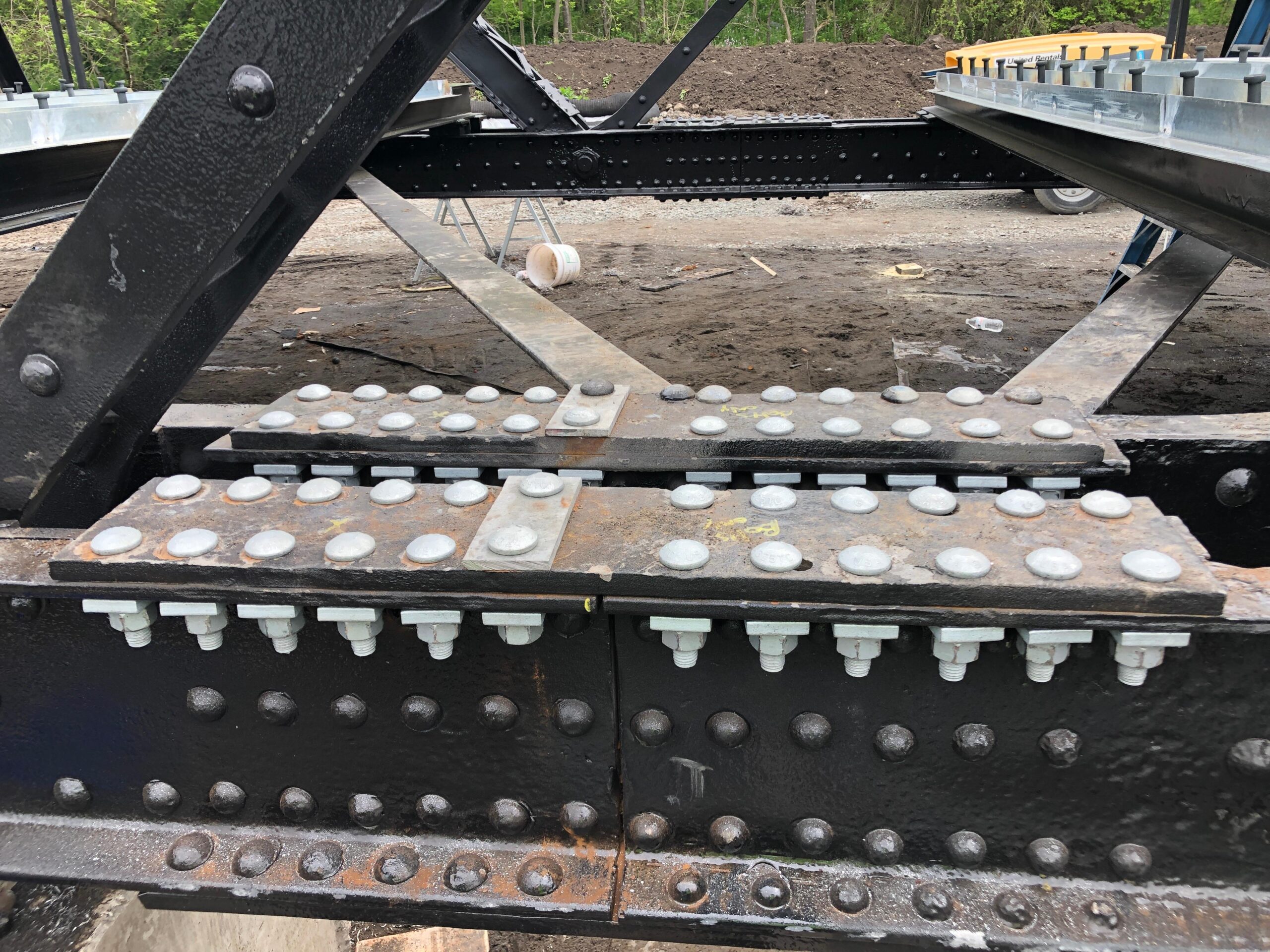 Detail of metal structure.